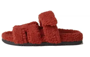 HERMES Тапочки-слайды Chypre Slide женские красные