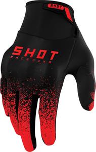 Мотокроссовые перчатки Shot drift edge, Black/Red