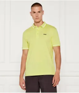 Поло Пэдди regular fit Boss Green, лаймовый