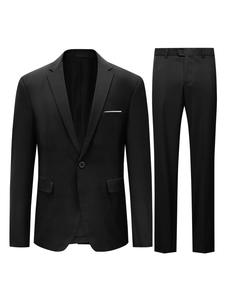 Youthup Костюм Slim fit в черном цвете