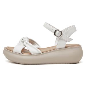 Сандалии с одним ремешком женские OULISASI, Ecru