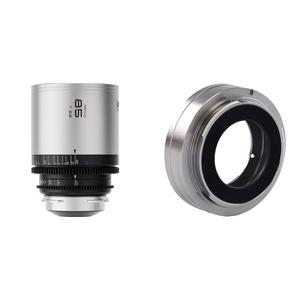 Комплект анаморфотного объектива BLAZAR LENS Remus 85mm T2.8 FF 1.5x и адаптера для крепления (ARRI PL/Canon EF, Silver Flare)