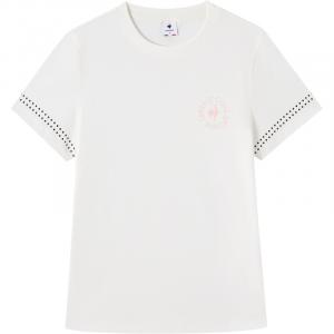 Футболка женская Le Coq Sportif, цвет слоновая кость белый