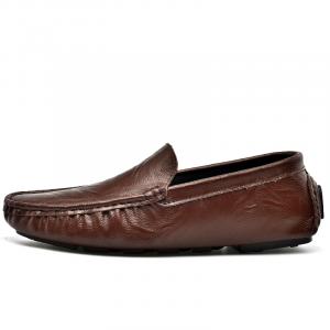 HBRK Мужские повседневные туфли мужские низкие белые/черные/коричневые - коричневые, цвет Brown