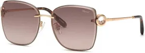 Солнцезащитные очки Chopard для женщин, Copper Gold