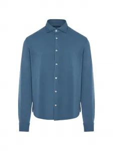 Рубашка на пуговицах Steve Fedeli, синий