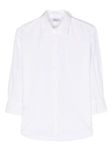 Aspesi рубашка с косым воротником, белый