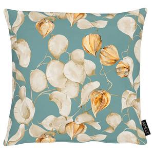 Декоративная наволочка Apelt 3400, смесовая ткань - бирюзовый - 40 х 40 см