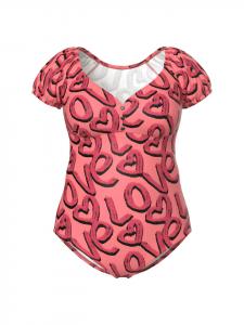 Купальник Ulla Popken, коралловый