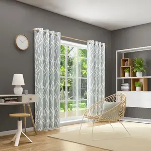 Neutex для вас! Штора Arosa Eco с люверсами, 1 шт. Neutex For You!, серебристый