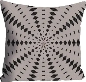 Декоративная подушка Queence "Геометрический", чехол без наполнения, 1 шт 40х40 см, цвет bunt + bedruckt