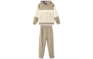 Повседневный спортивный костюм для младших школьников Mizuno, армейский зеленый