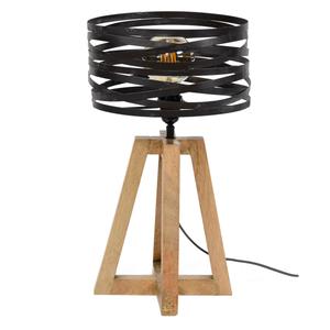 Настольная лампа Hoyz Collection черный, 29/29/50 см