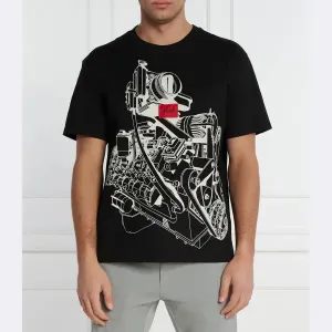 Футболка свободного кроя Dacifico Hugo, черный