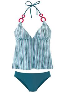 Танкини VIVANCE, изумрудный/пастельно-зеленый