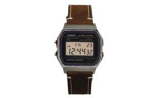 Унисекс молодежные черные часы CASIO
