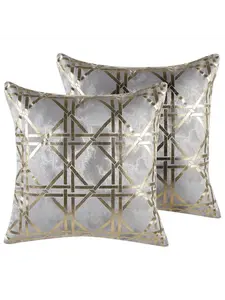 Декоративная подушка Beliani 2er Set Deko CASSIA, цвет grau/gold