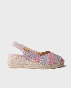Женские эспадрильи на танкетке из ткани Toni Pons, мультиколор