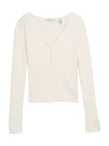 Вязаный кардиган TOM TAILOR DENIM, Natural White