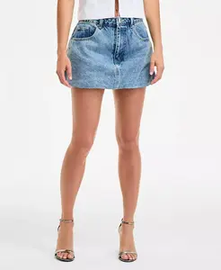 Женская джинсовая мини-юбка Simona Bubble-Hem Steve Madden, синий