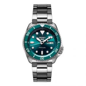 Часы SEIKO 5 Sport 42.5mm Mechanical Silver/Green, зеленый