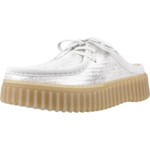 Кроссовки Clarks модель Torhill Mule цвет серебристый
