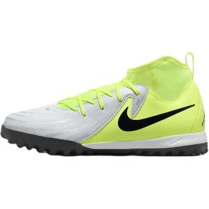 Амортизирующие износостойкие высокие детские футбольные бутсы White Green Nike