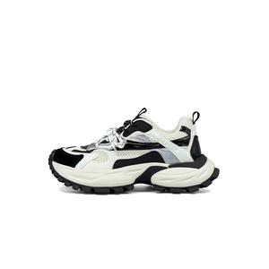 ZSBELLA Износостойкие дышащие нескользящие низкие массивные кроссовки мужские - черные, цвет Black