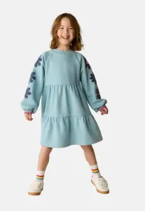 Повседневное платье Little Bird, Blue Appliqué Floral