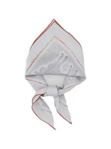 Платок с принтом Jacquemus, белый