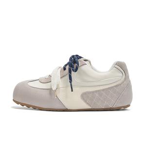 KEKAFU Низкие немецкие армейские кеды женские - кедровый белый, цвет Cedar White