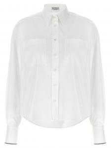 Рубашка Monile Brunello Cucinelli, белый
