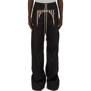 Портервиль широкие брюки Бела RICK OWENS, черный