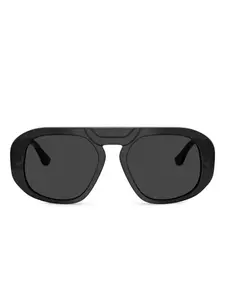 Солнцезащитные очки в геометричной оправе Ferrari, черный