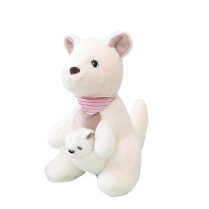 Очаровательные плюшевые куклы мама и малыш кенгуру, высота 25см/35см MORTEN SOLUM, белый