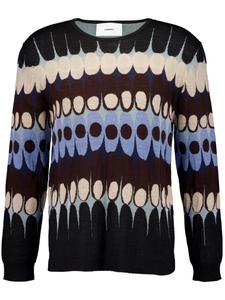 COMMAS джемпер с круглым вырезом из жаккарда, синий