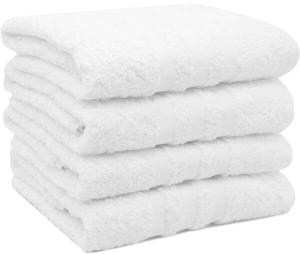 Полотенце Zollner 00000123 4 шт, 50x1x100 см, белый