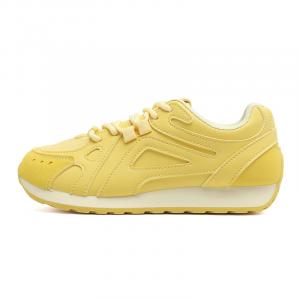 Дышащие и легкие низкие повседневные туфли женские желтого цвета RENBEN, Yellow