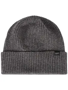 Шапка бини в рубчик Woolrich, серый