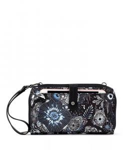 Кошелек через плечо для смартфона из переработанных материалов Sakroots, серый