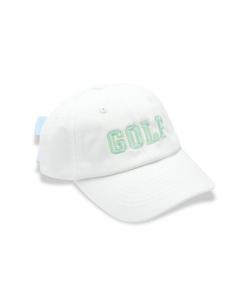 Детская бейсболка с бантом для гольфа, белая Bits & Bows, White