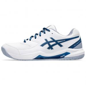 Asics Gel Dedicate 8 Low Top Мужские теннисные туфли Белый Синий