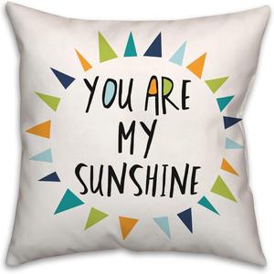 Creative Products Декоративная подушка You are My Sunshine Cool Tones Design Sunshine Cool Tones