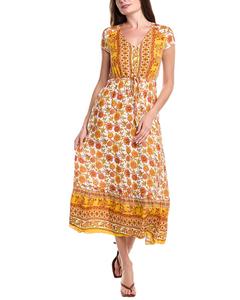 Айппонелли Макси-платье IPPONELLI, оранжевый