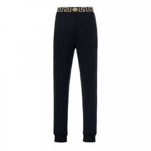 Грека-Бордер Лонг Джонс VERSACE, Черный