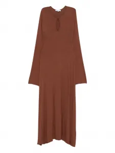 Платье миди Dawn с длинными рукавами Axel 113, коричневый