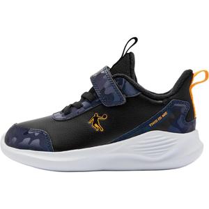 Детская повседневная обувь для дошкольников QIAODAN, черный/белый/оранжевый