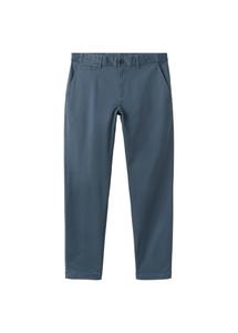 MANGO MAN Узкие брюки 'Prato' в светло-голубом цвете