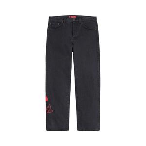 Джинсы Supreme x Thrasher Regular Jean, Washed Black