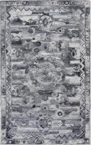 Ковер SAFAVIEH, 183 x 183 см, Anatolia Collection - Dark Grey, Handmade, идеален для гостиной, спальни, столовой (AN411H)